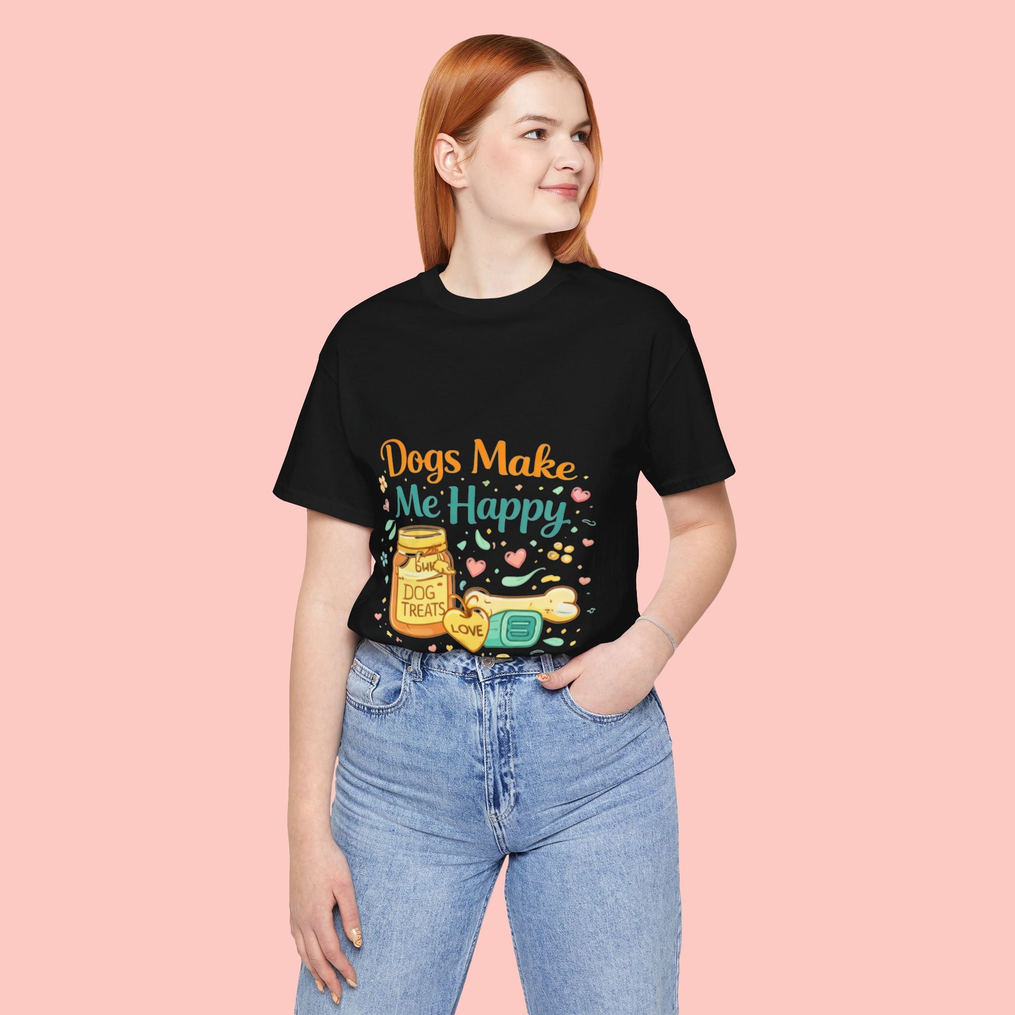 Dogs Make Me Happy T-Shirt