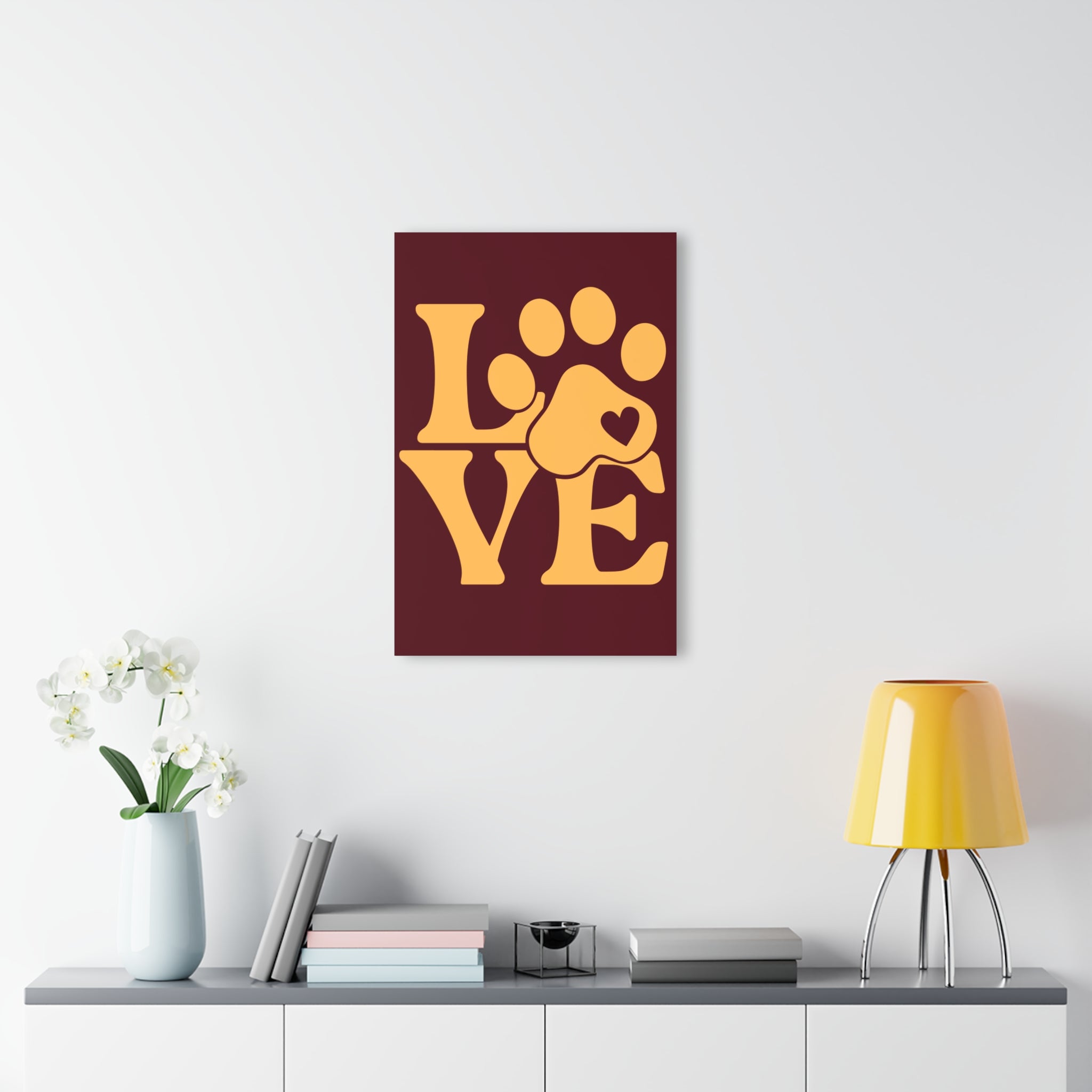 Acrylic Print - "Love Like My Dog Does" Wall Art