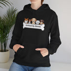 United By Bones Hoodie — Cute Cartoon Dogs Paw Bone Graphic Sweatshirt