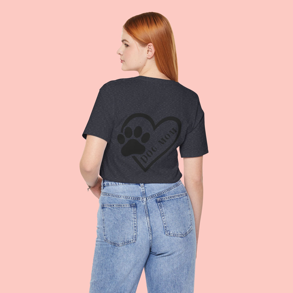 Dog Mom Heart Paw T-Shirt – Cute Pet Lover Tee