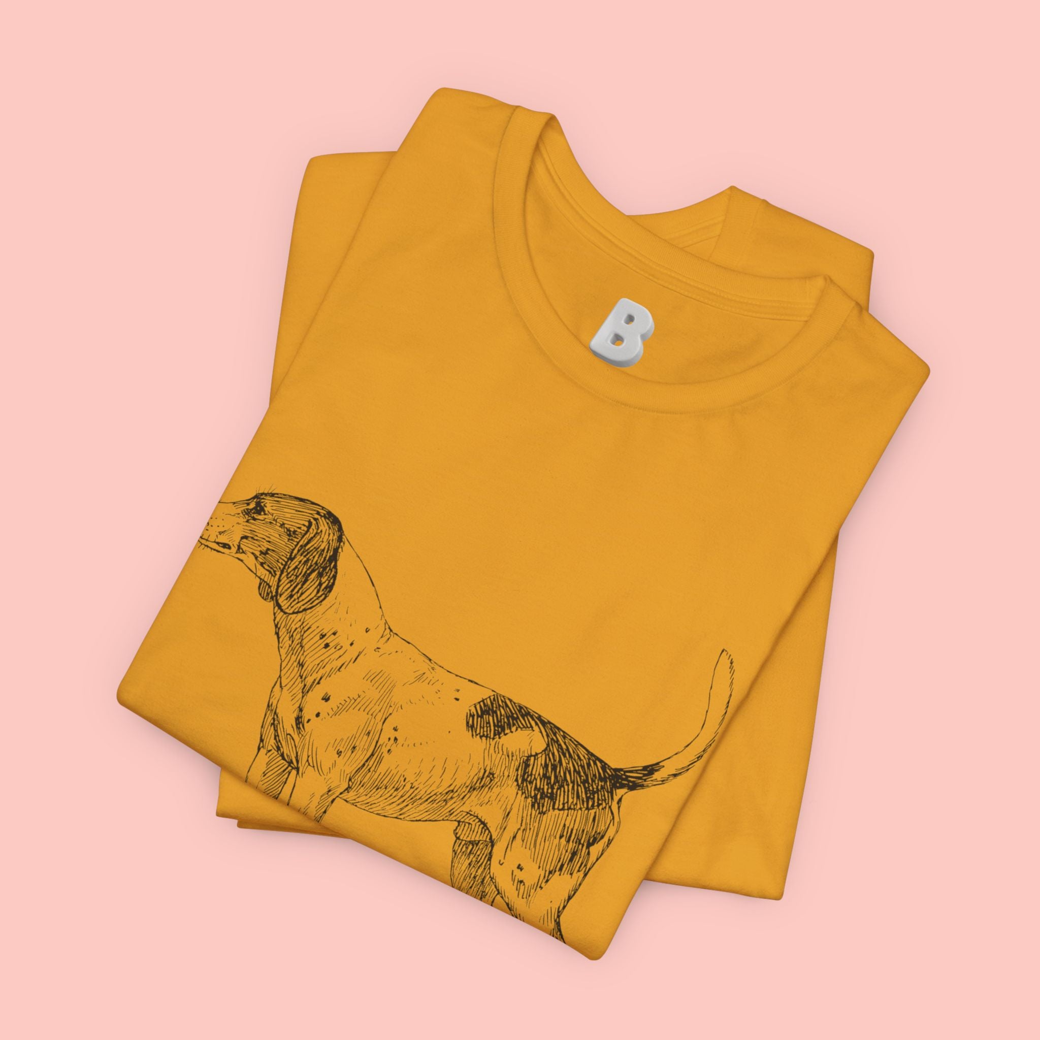 Lovely Dog Mom T-Shirt — Vintage Sketch Dog Graphic Tee