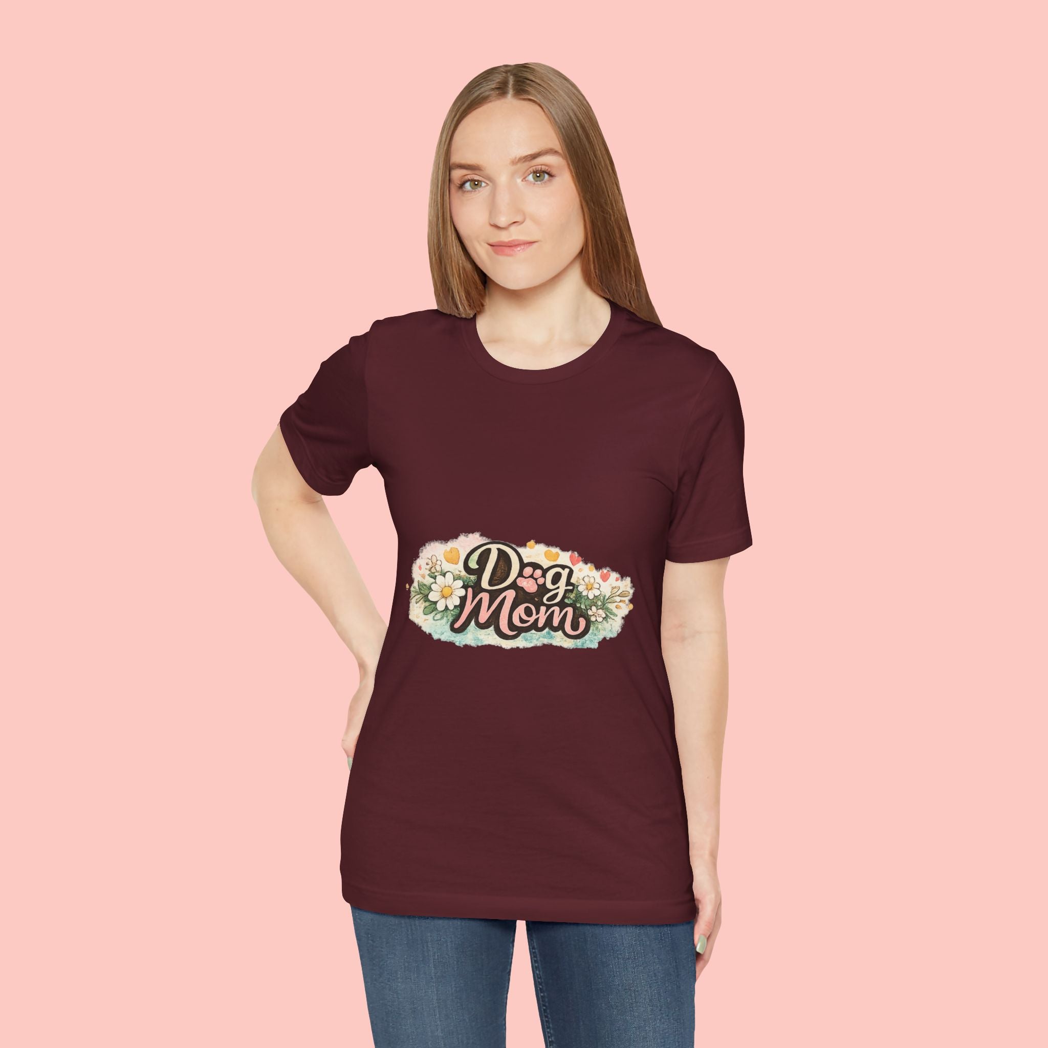 Dog Mom Floral Tee