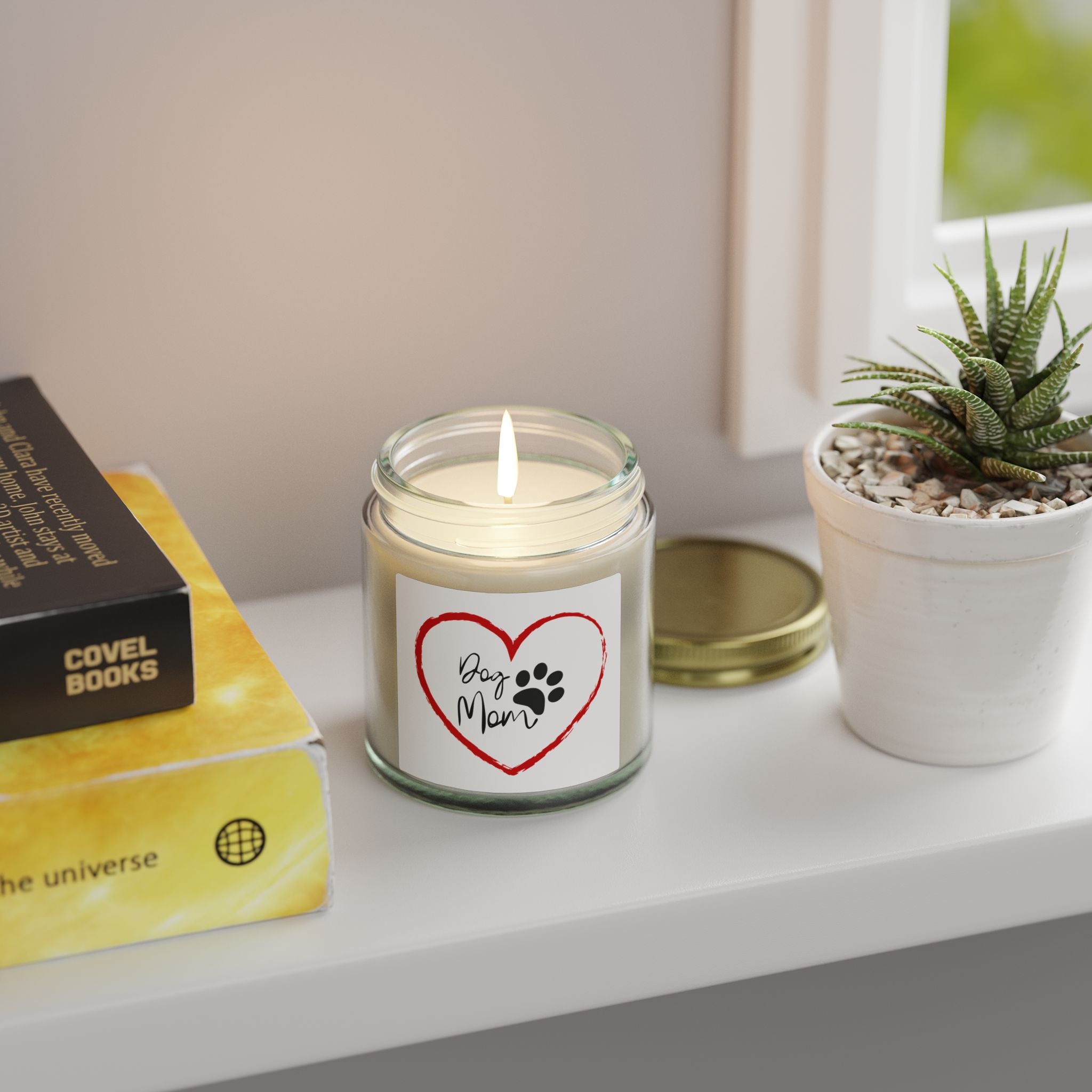 Dog Mom Soy Candle — Coconut Apricot Wax (4oz & 9oz)