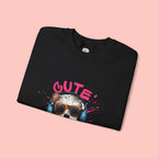 Cute Dog Sweatshirt — Cool Pup with Headphones Graphic Crewneck
