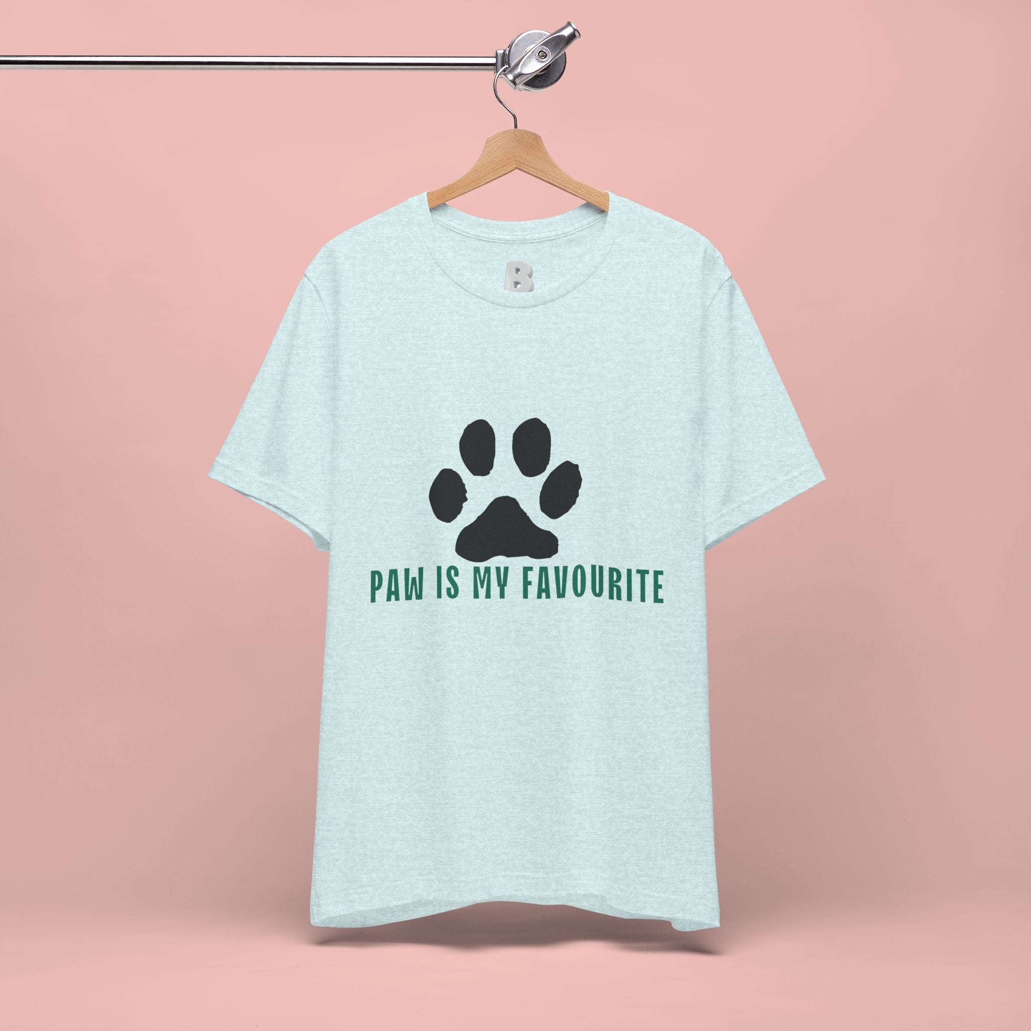Paw Is My Favourite T‑Shirt — Dog Lover Paw Print Tee