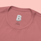 Dog Mom T‑Shirt – Minimal Pink Line Art Dog Tee