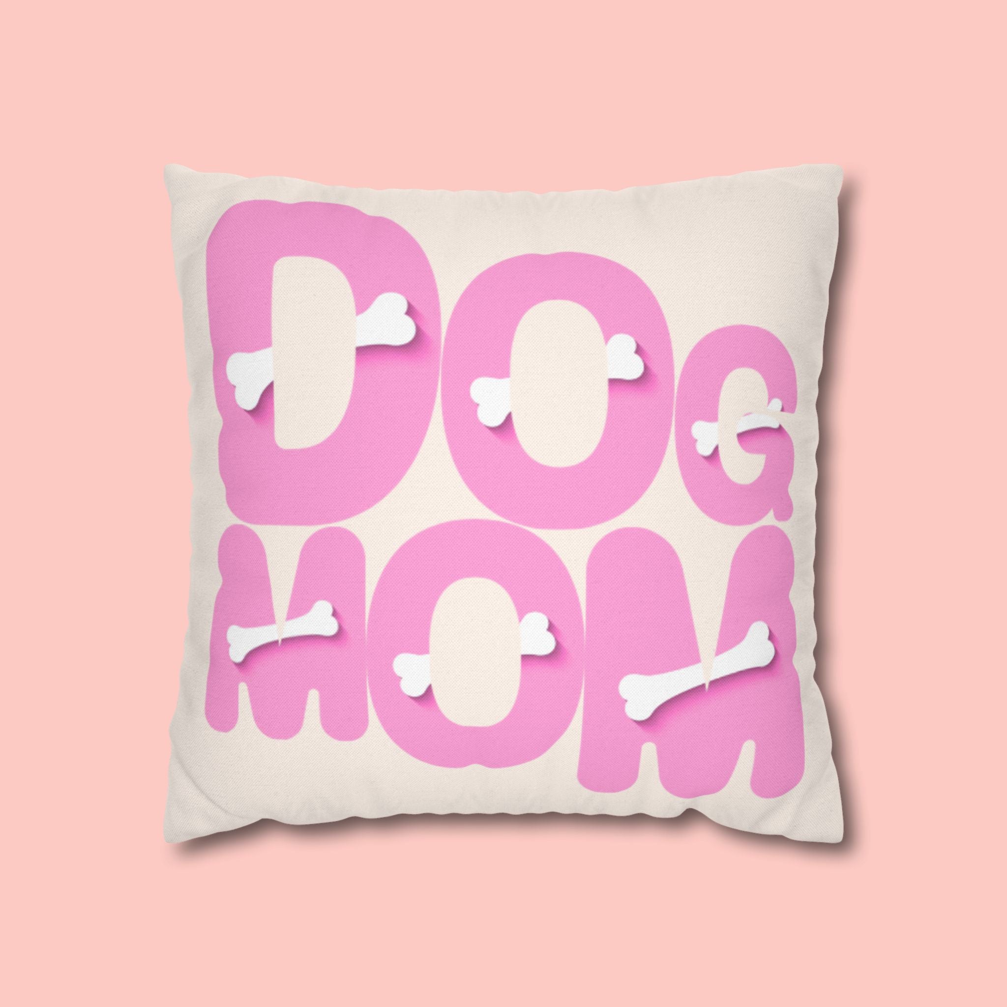 Spun Polyester Square Pillowcase