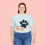 Don’t Mess With A Dog Mom T-Shirt — Paw Print Tee for Dog Lovers