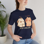 Just Chilling Dog T-Shirt — Cute Me & My Dog Matching Tee