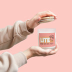 Frosted Glass Candle — "Lite Me When the Dog Farts" Scented Candle, 11oz Gift for Dog Lovers