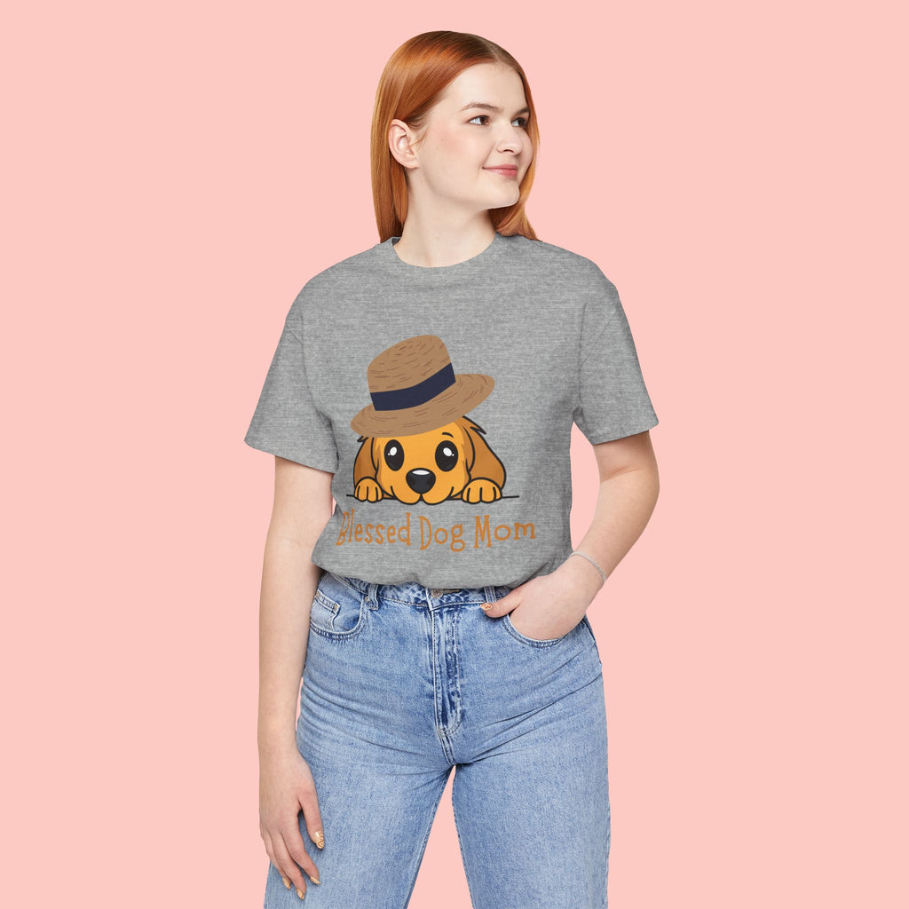 Blessed Dog Mom T-Shirt — Cute Puppy Graphic Tee for Dog Lovers
