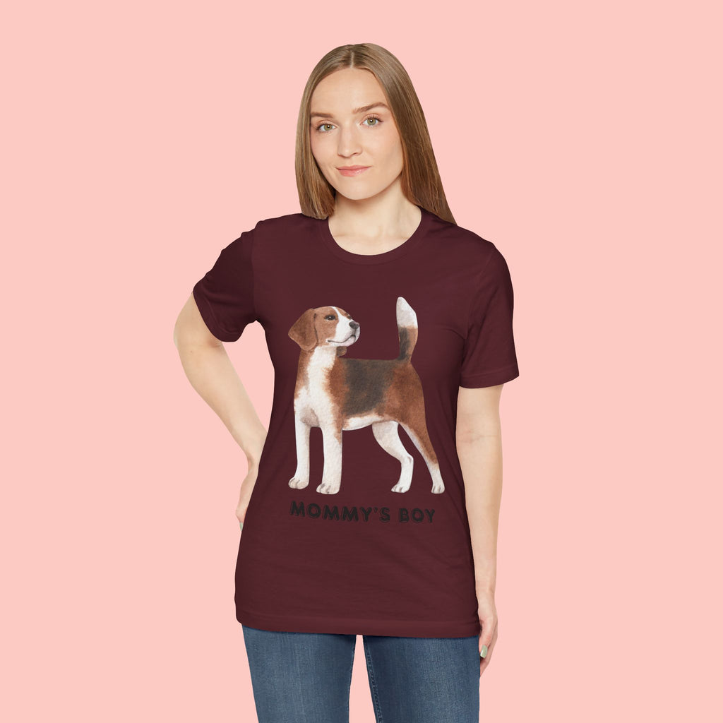 Mommy's Boy Beagle T-Shirt — Cute Dog Lover Tee
