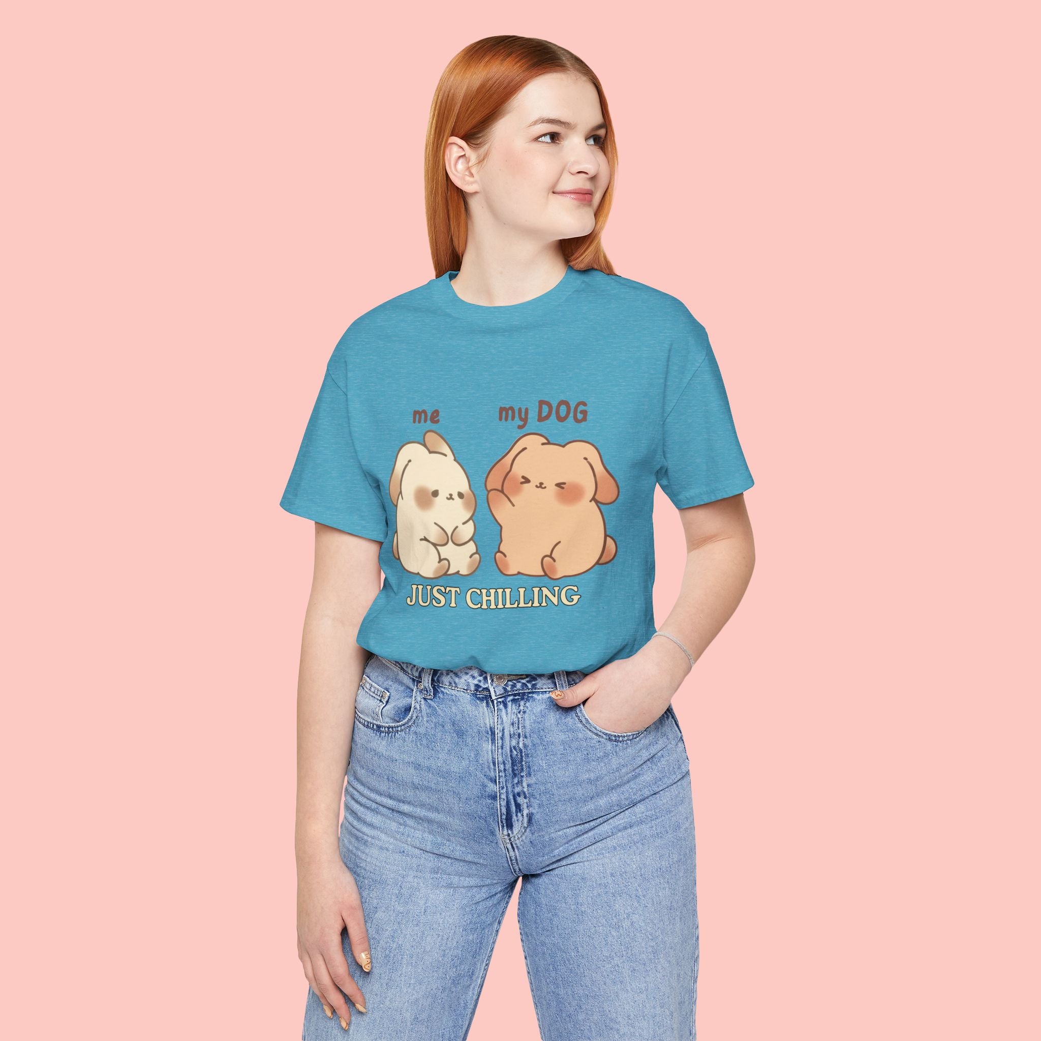 Just Chilling Dog T-Shirt — Cute Me & My Dog Matching Tee