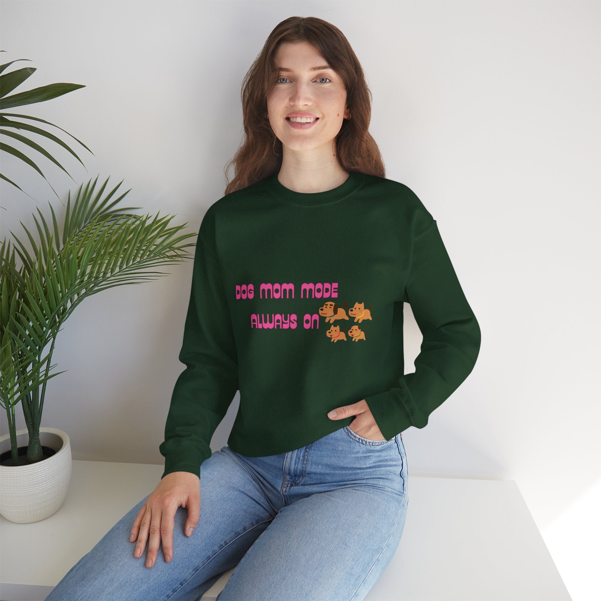 Dog Mom Made — Crewneck Sweatshirt