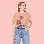 Kiss Your Dog T-Shirt — Cute Corgi with Heart Balloon Pet Lover Tee