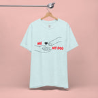 T-Shirt — "Me  My Dog" Minimalist Paw & Hand Illustration