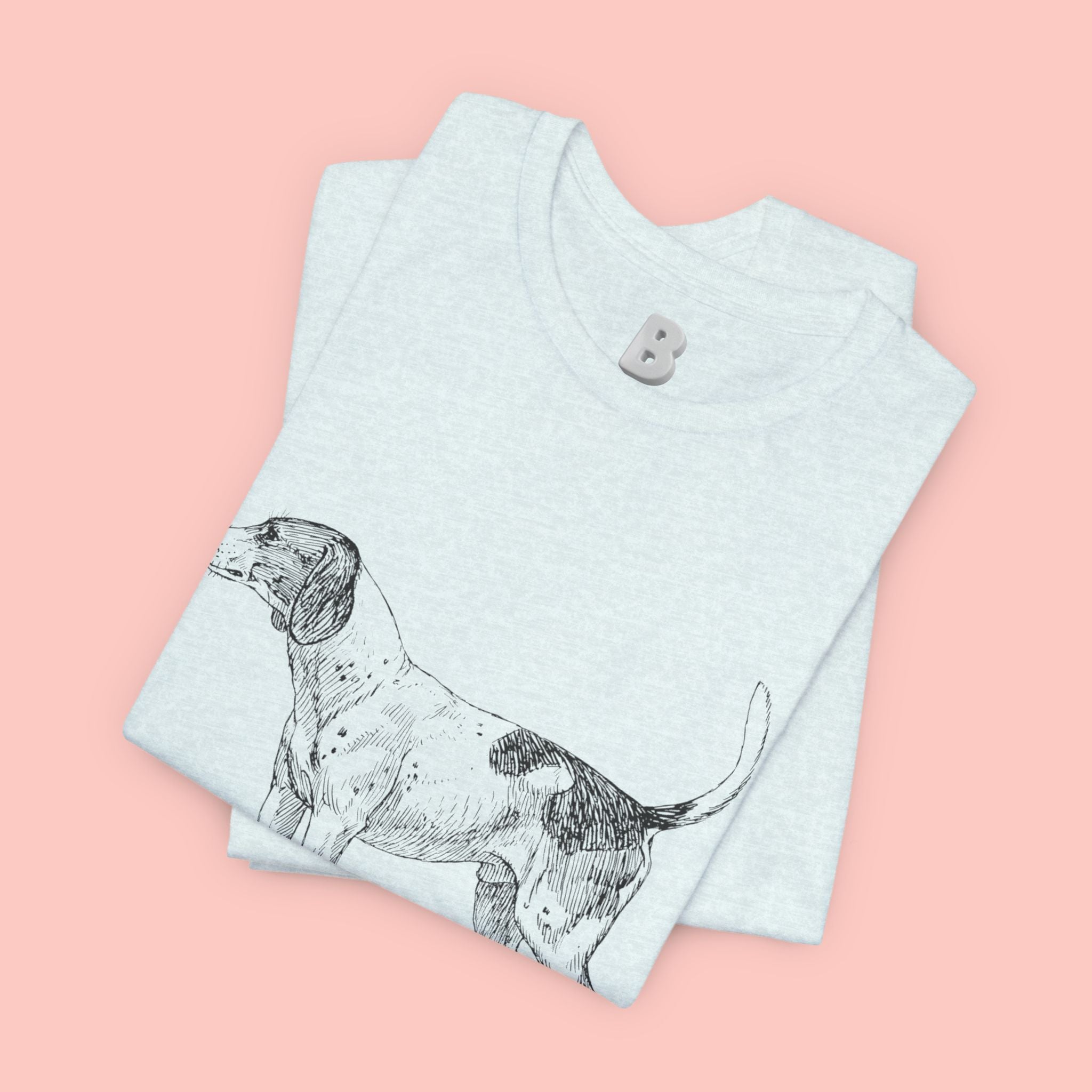Lovely Dog Mom T-Shirt — Vintage Sketch Dog Graphic Tee