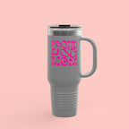 Insulated Travel Mug & Ceramic Mug (PROUD DOG MOM)