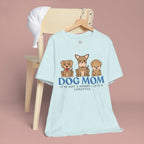 Dog Mom Tee — "Dog Mom: It Is Not A Hobby, It Is A Lifestyle" Cute Puppy Graphic T‑Shirt
