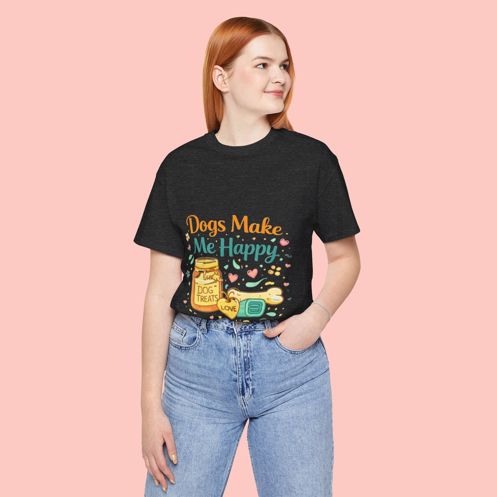Dogs Make Me Happy T-Shirt