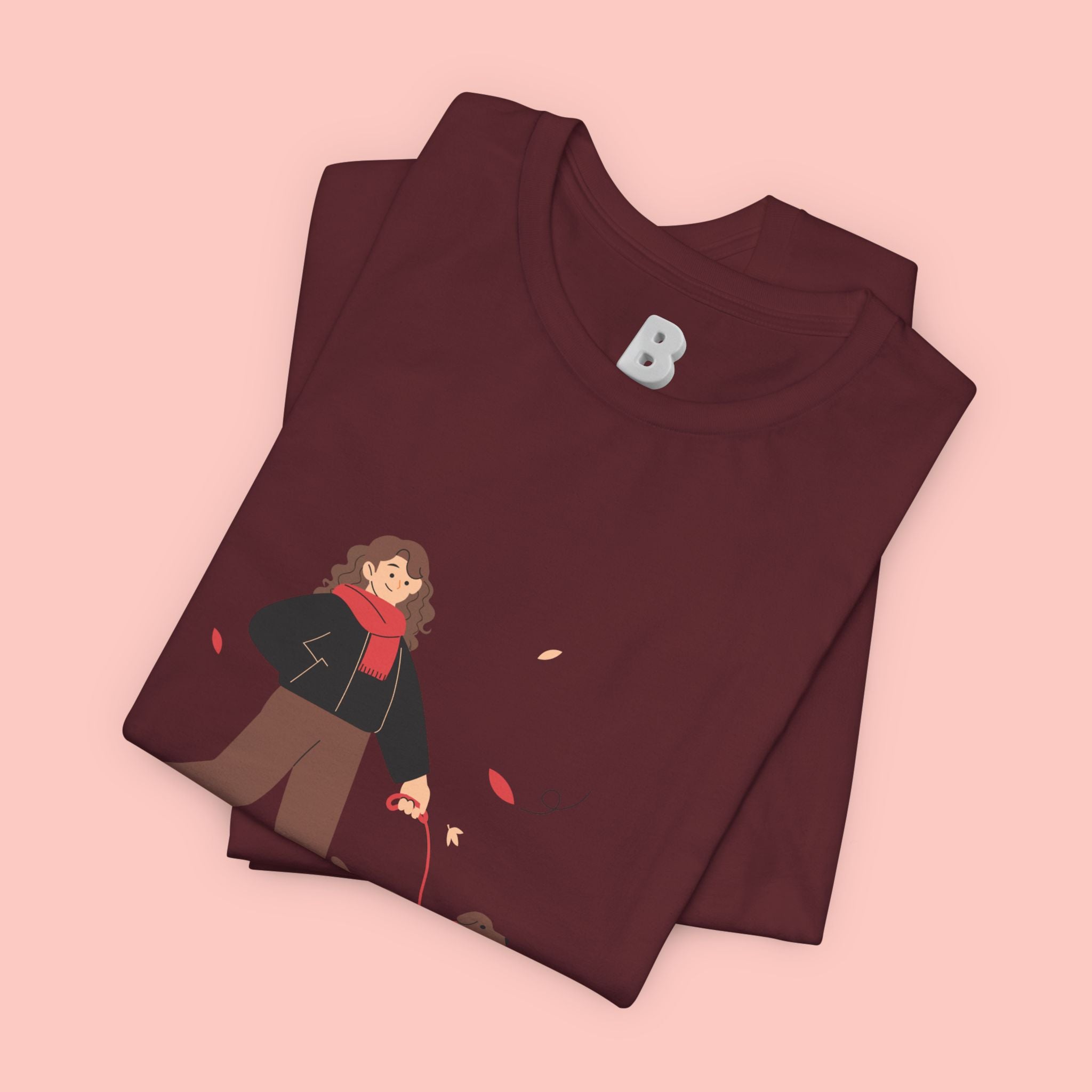 Walk With Your Dog Tee — Cute Dog Walking Graphic T-Shirt