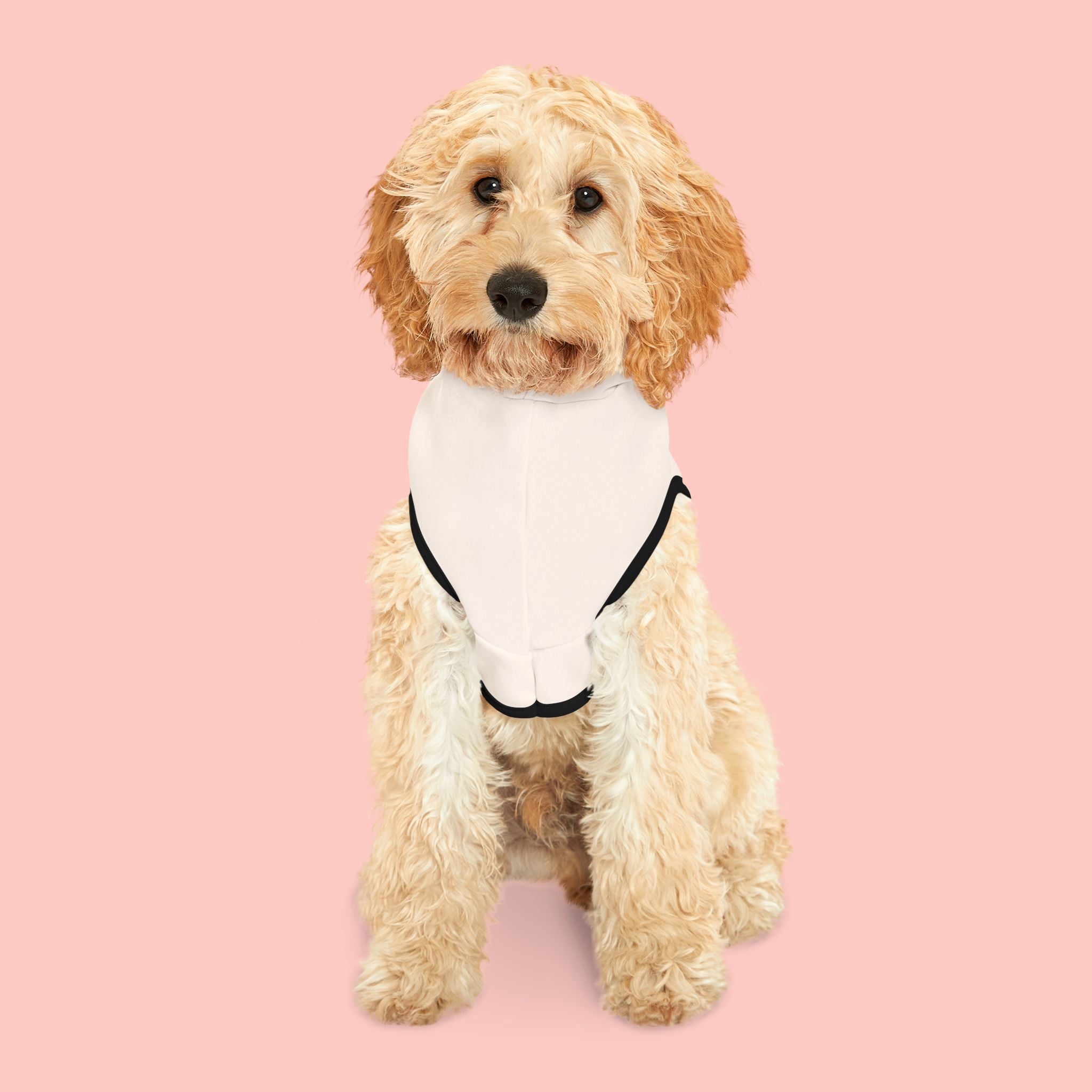 Pet Hoodie — "Mama’s Girl" Pink Heart Puppy Hoodie