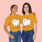 Cute Fluffy Pomeranian Tee — "Mom's Cute Child" Dog T-Shirt