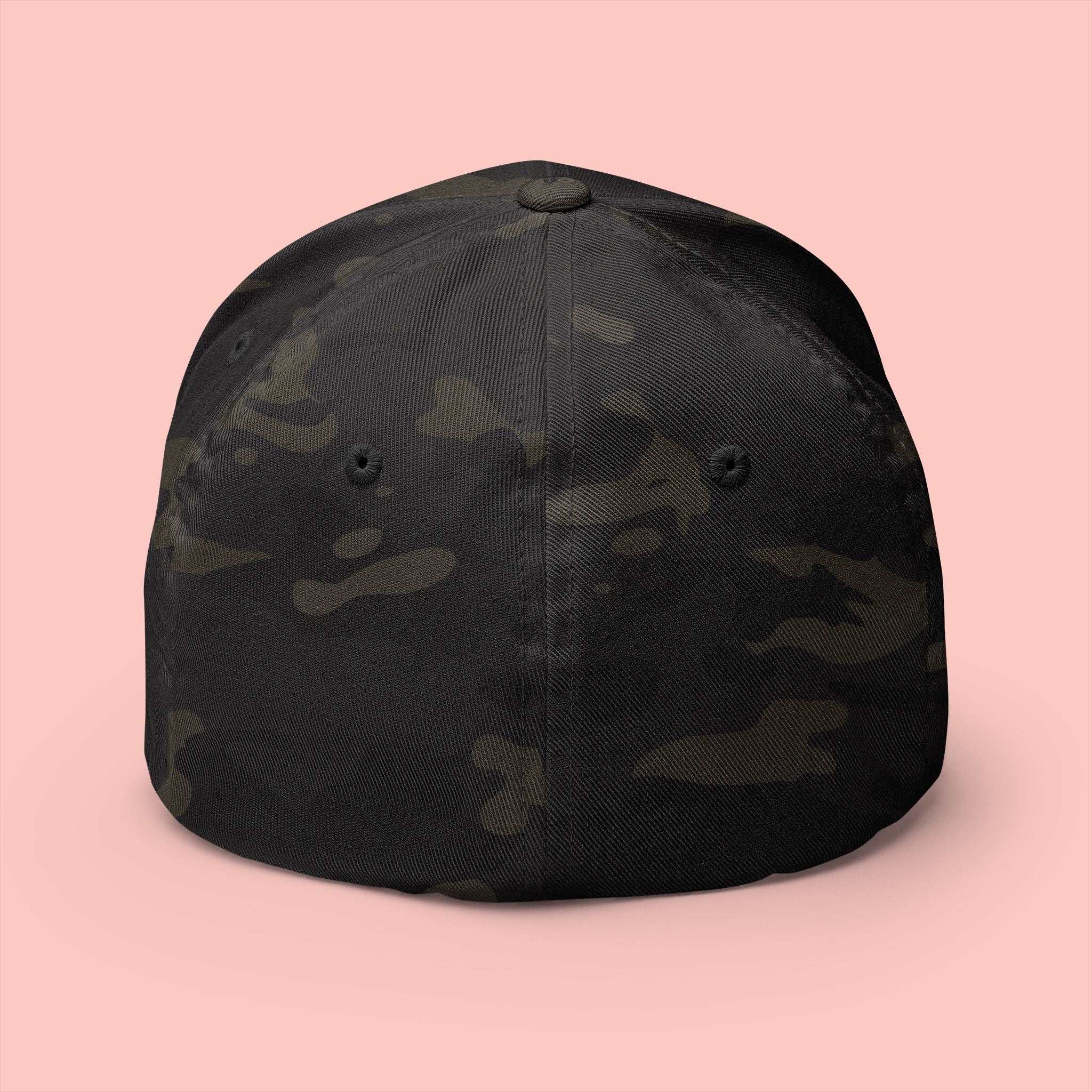 Dog Mom Embroidered Cap – White Structured Baseball Hat