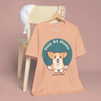 Stay At Home Dog Mom T-Shirt — Cute Corgi Graphic Tee