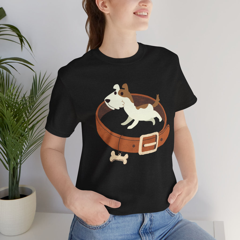 Mommy's Dog T-Shirt – Cute Puppy & Collar Graphic Tee for Dog Moms