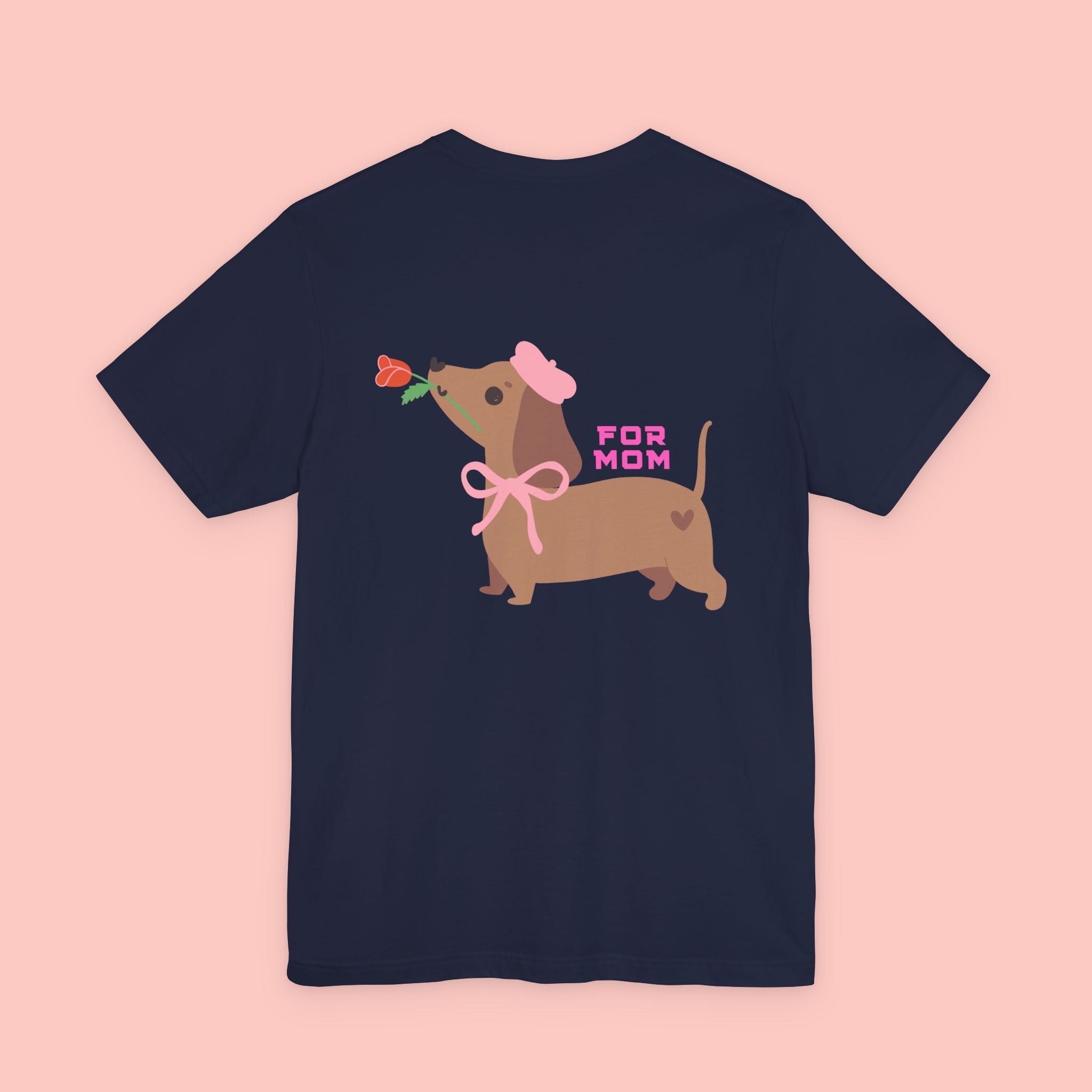 Dachshund Mother's Day Tee — 'For Mom' Cute Dog Graphic Shirt