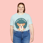 Stay At Home Dog Mom T-Shirt — Cute Corgi Graphic Tee