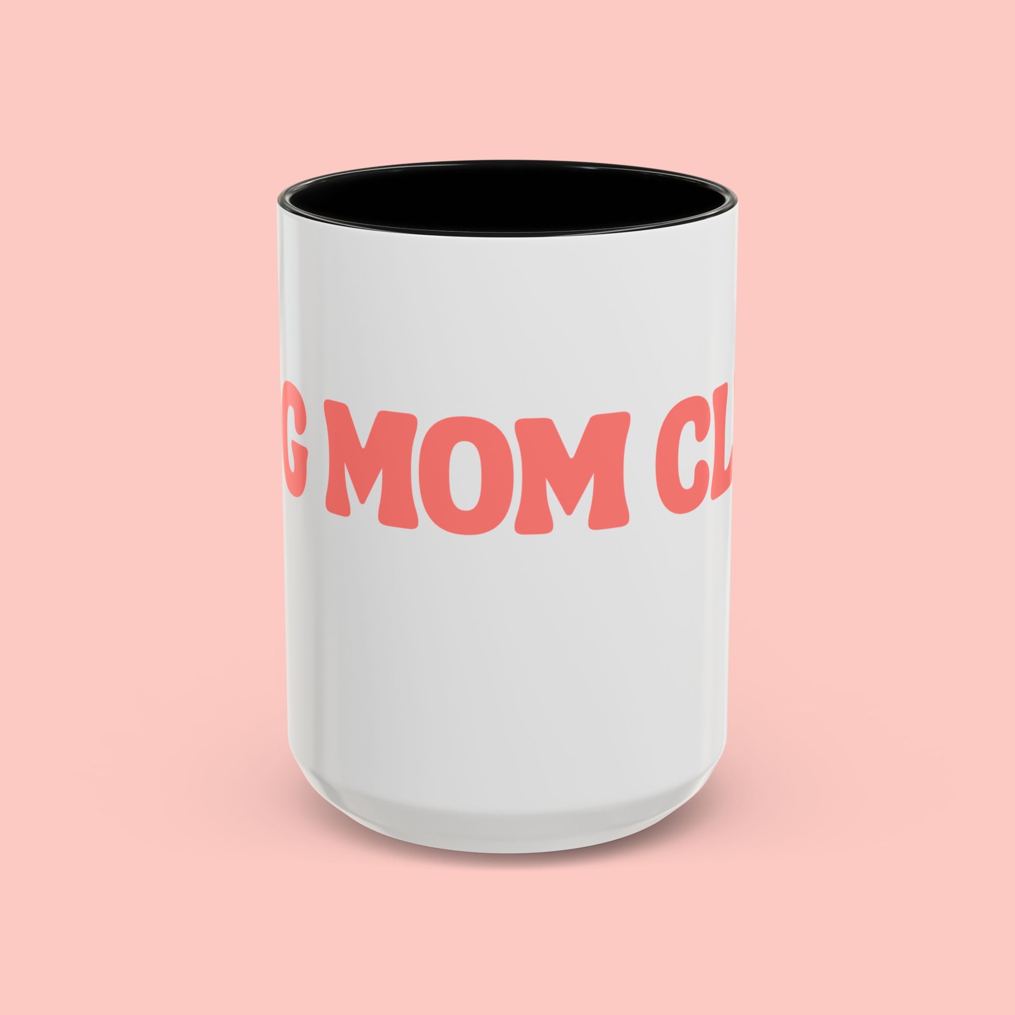 Mom Club Coffee Mug — Cute Paw Print Accent Mug for Dog Moms (11/15 oz)