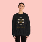 Life Is Better With My Dog Sweatshirt — Paw Print Crewneck for Dog Lovers