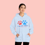Dog Mom Hoodie – “I Am Not Single I Have Dog” Paw Print Hoodie