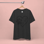 Dog Mom Heart Paw T-Shirt