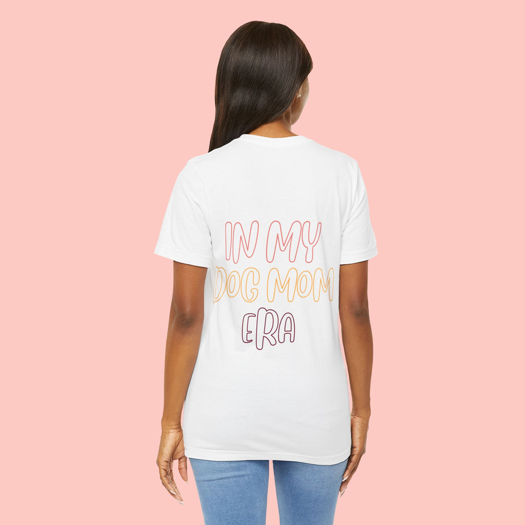 Dog Mom Tee — "In My Dog Mom Era" Cute Pastel Graphic T-Shirt