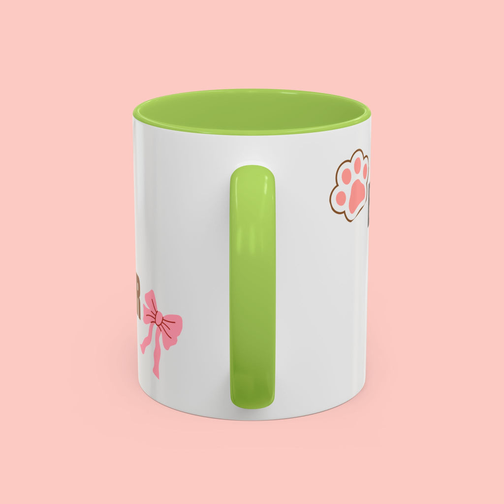 Dog Mom Coffee Mug — Best Dog Mom Ever Accent Ceramic Mug (11oz & 15oz)