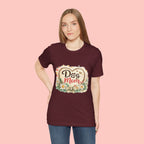 Dog Mom T-Shirt – Floral Heart Paw Design