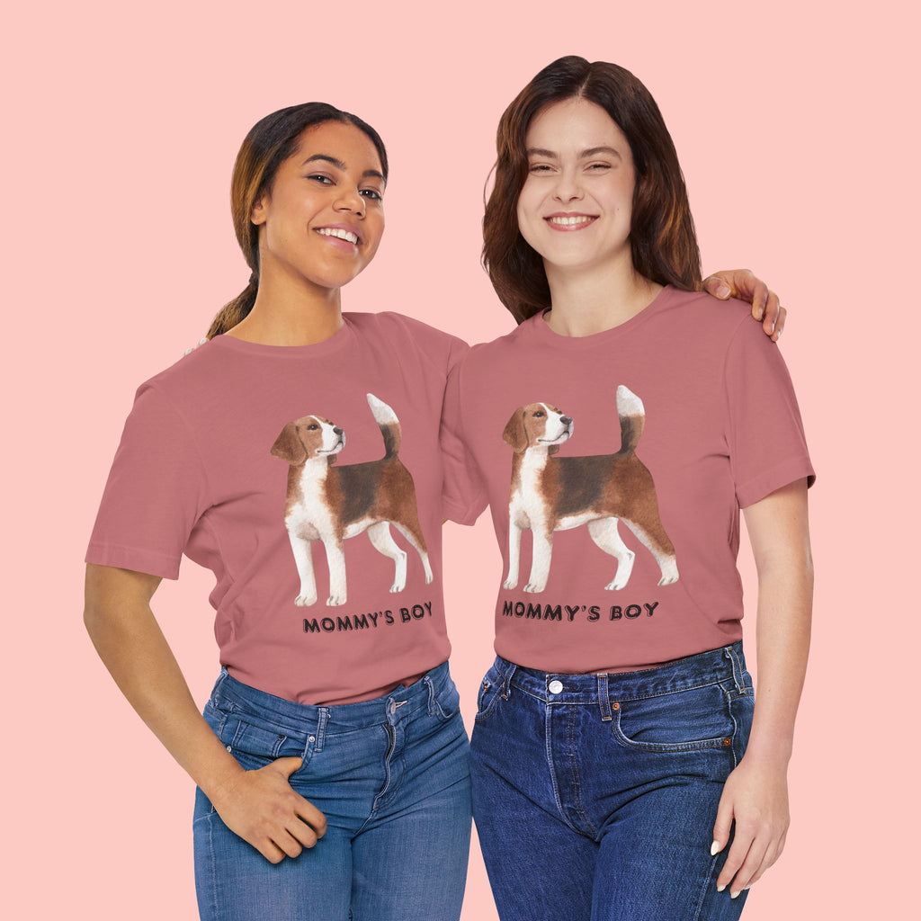 Mommy's Boy Beagle T-Shirt — Cute Dog Lover Tee