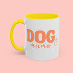 Dog Mama Coffee Mug — Cute Heart Accent Ceramic Mug (11/15 oz)
