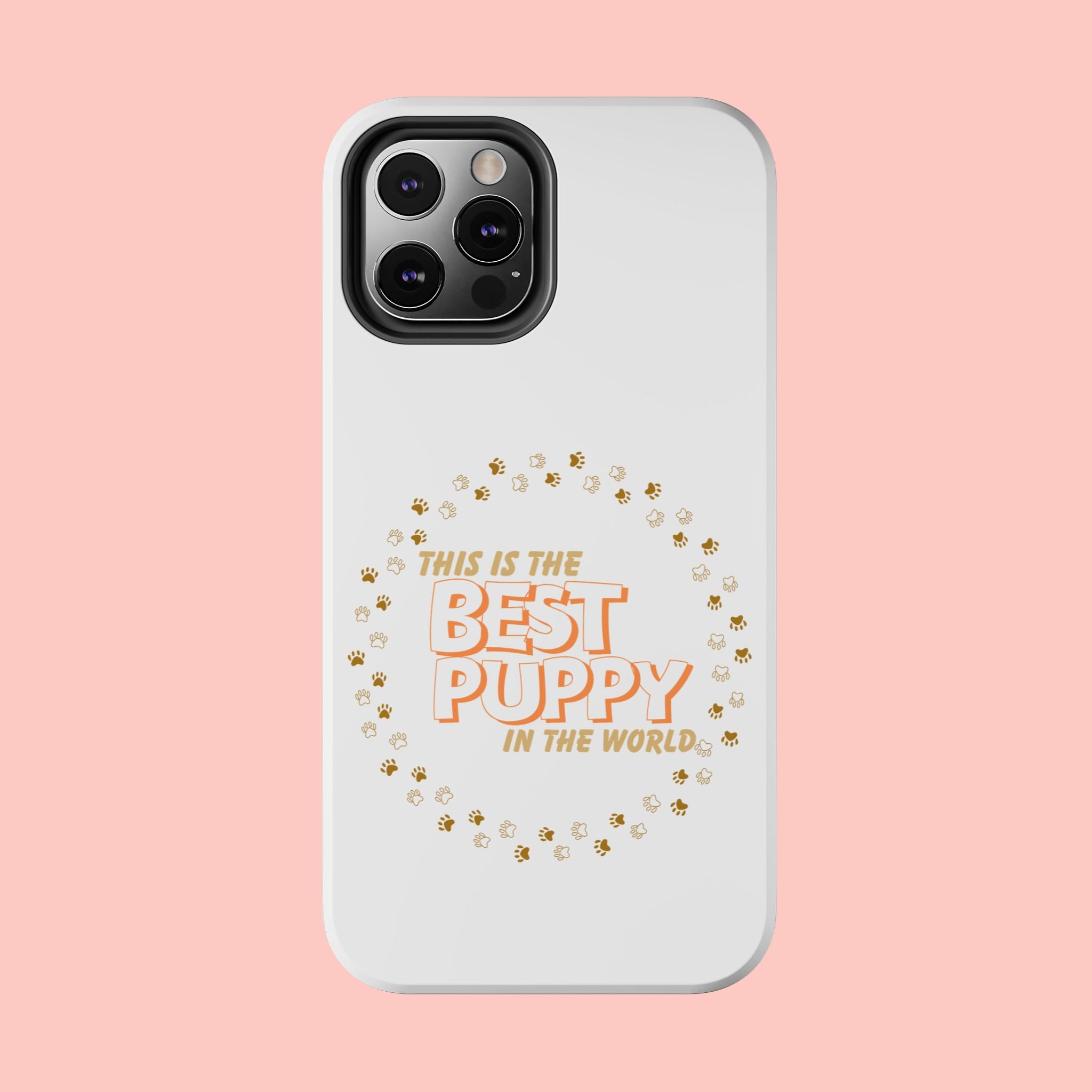 Best Puppy Phone Case — Cute Paw Print Tough Phone Case