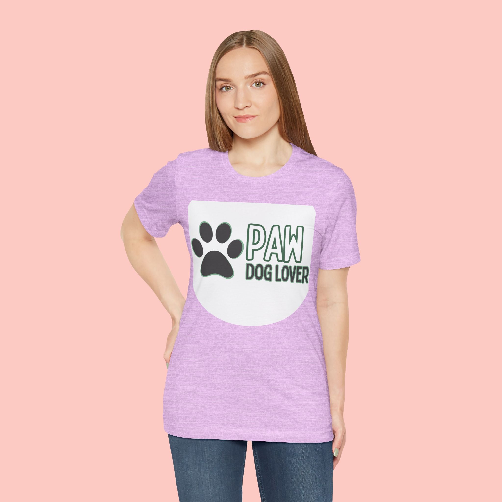 Paw Dog Lover T-Shirt — Cute Paw Print Tee for Dog Owners
