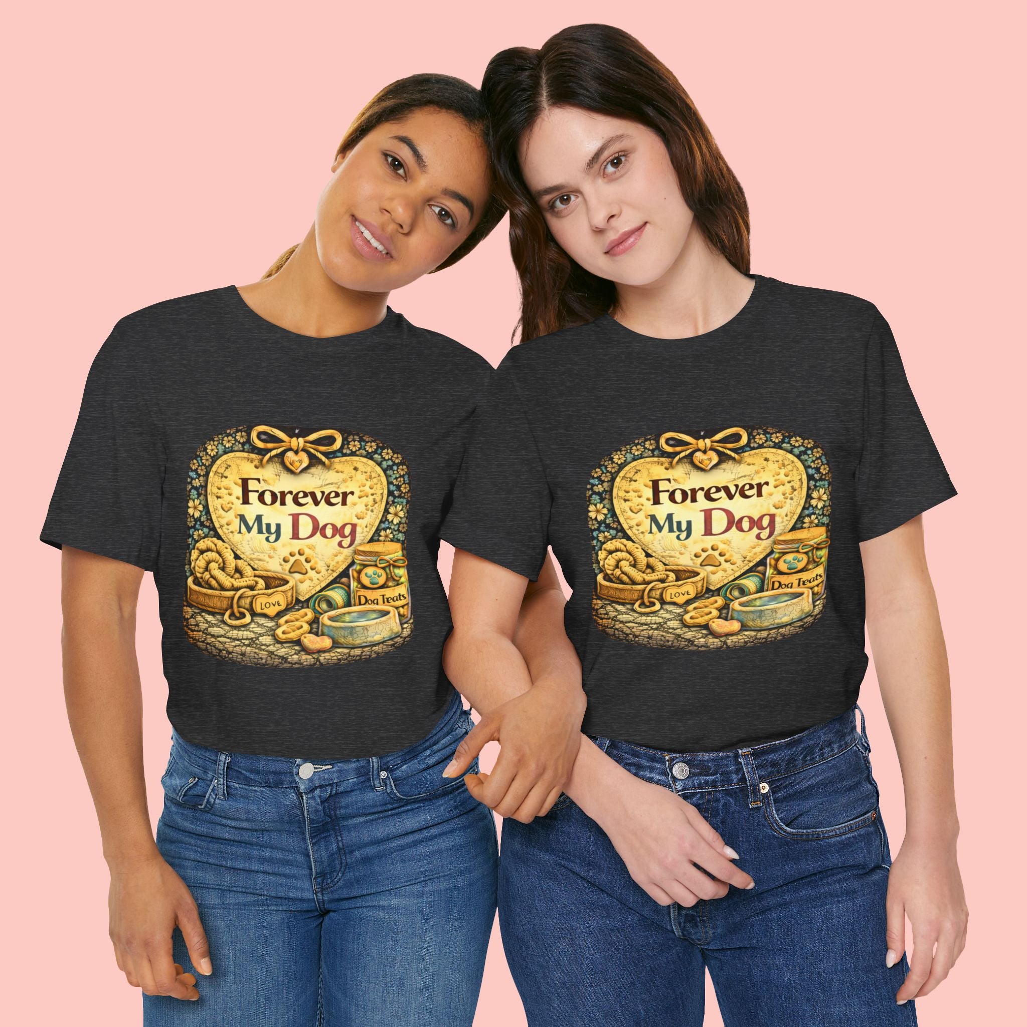 Dog T-Shirt — "Forever My Dog" Vintage Pet Lovers Tee