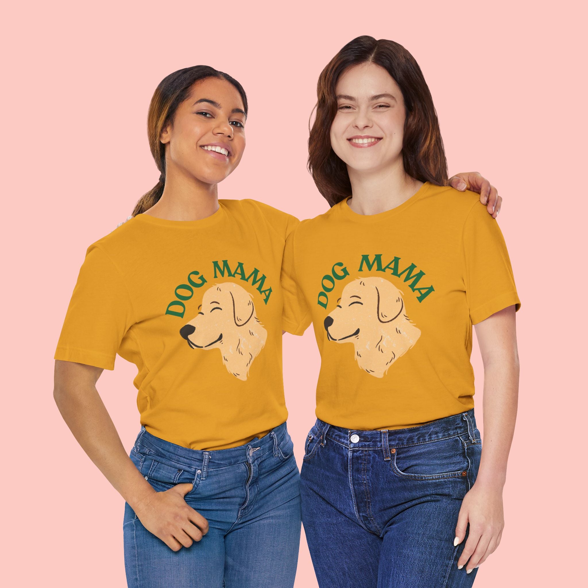 Dog Mama T-Shirt – Golden Retriever Graphic Tee