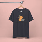Zoom Meeting Approved Tee — Cute Puppy with Headset Laptop Graphic