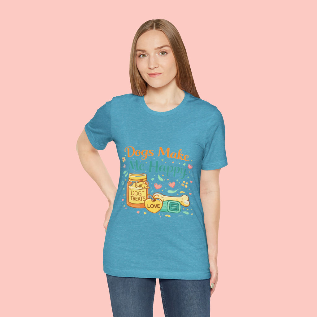 Dogs Make Me Happy T-Shirt