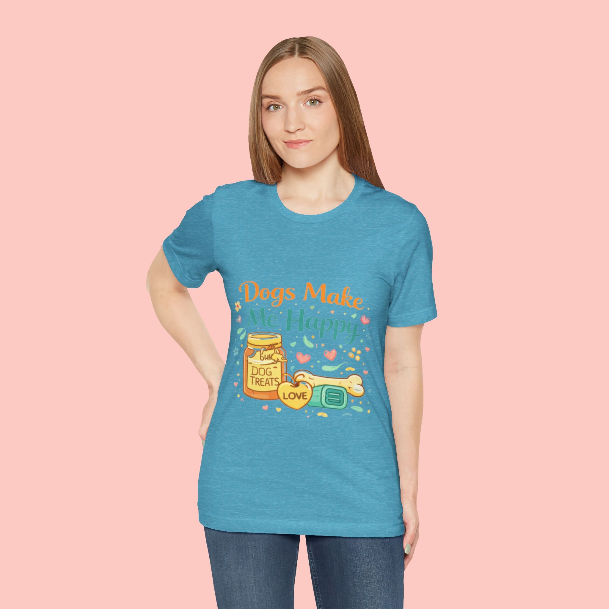 Dogs Make Me Happy T-Shirt