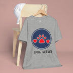 Dog Mama T-Shirt — Cute Paw & Heart Graphic Tee for Dog Lovers