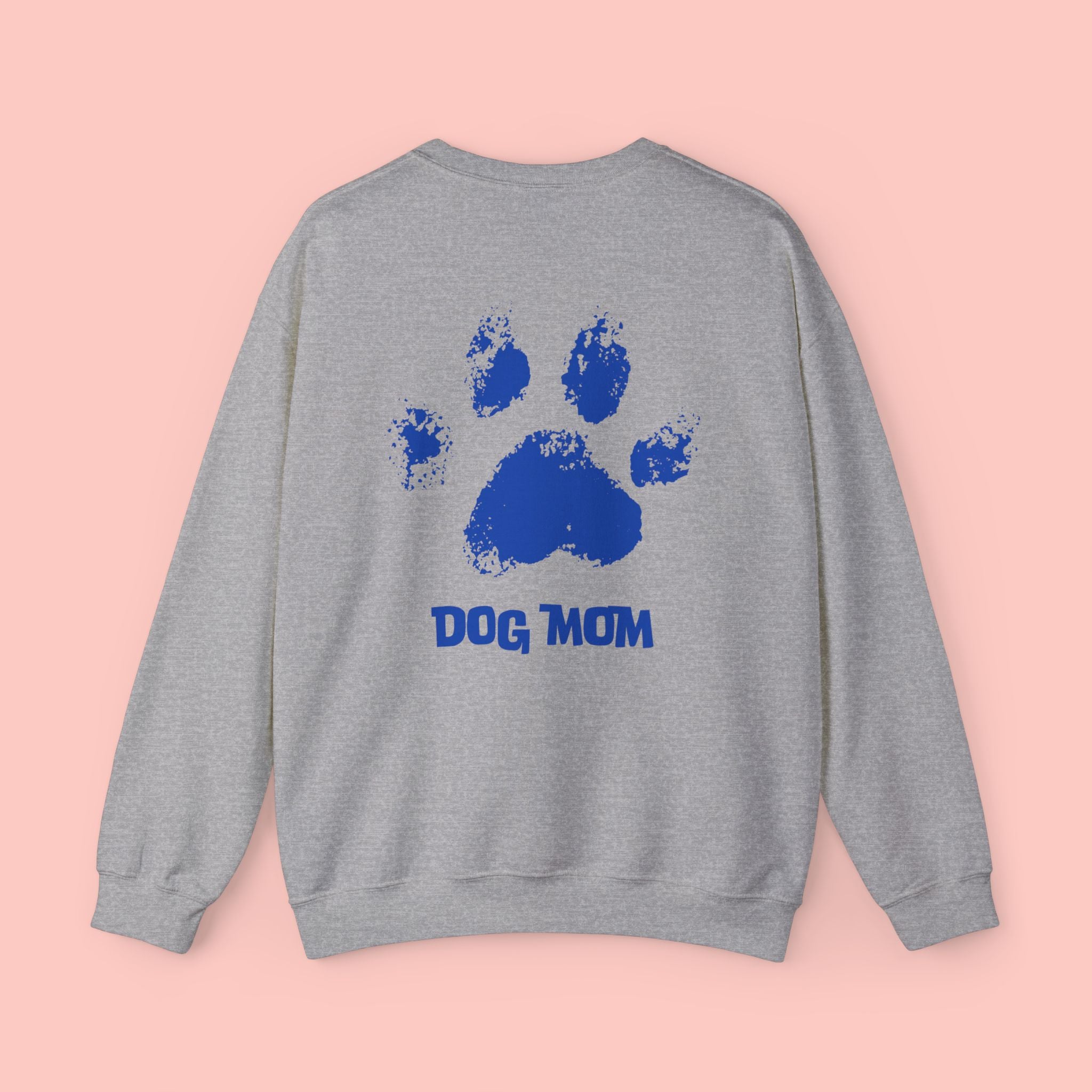 Dog Mom Crewneck Sweatshirt — Paw Print Graphic